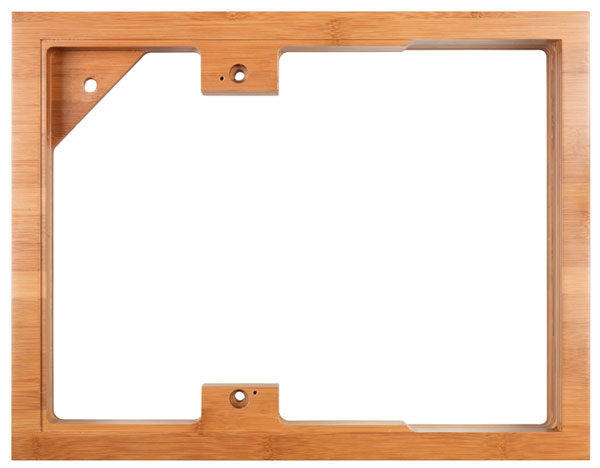 Top view of the one-piece bamboo Booplinth construction